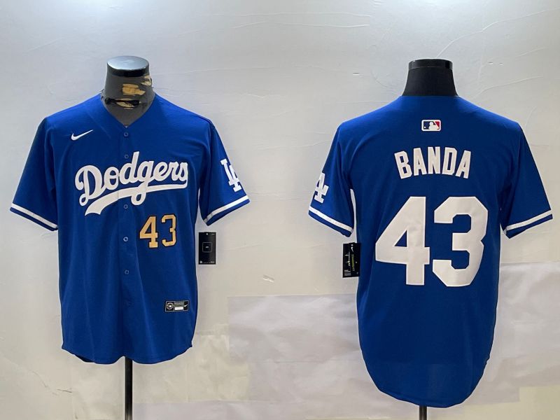 Men Los Angeles Dodgers #43 Banda Blue Game 2024 Nike MLB Jersey style 12112->los angeles dodgers->MLB Jersey